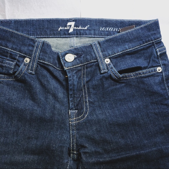 7 For All Mankind Rhinestones Roxanne Jeans - Picture 3 of 8